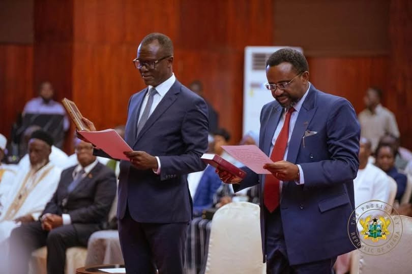 Dr. Johnson Asiama and Dr. Zakaria Mumuni Unveil Bold Six-Point Plan to Revive Ghana’s Economy During Their Swearing-In 1 Obuaba